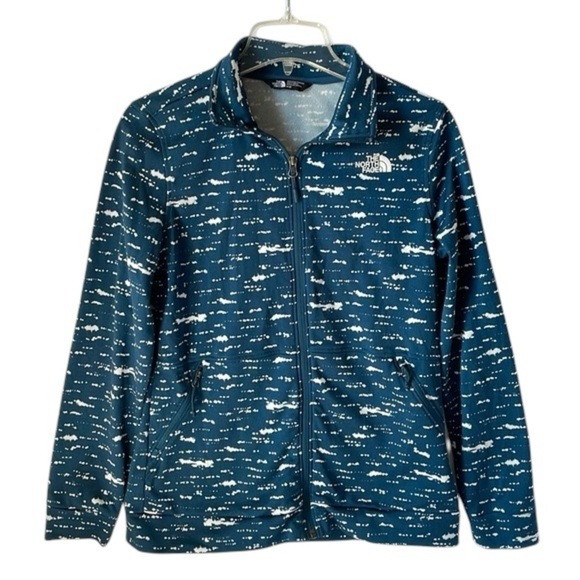 The North Face Tops - The North Face Teal Blue Zip Jacket Women's  Outdoor Layer Size Small